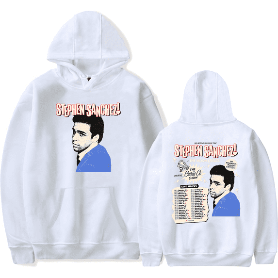 Stephen Sanchez Merch Hoodie Live Tour 2024 Long Sleeve Vintage Hoodies Men Women Sweatshirt Streetwear Pullover