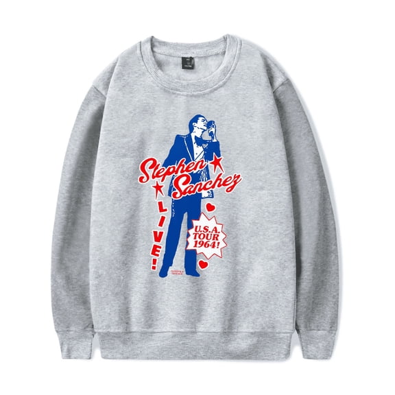 Stephen Sanchez Merch Sweatshirt Exclamation Heart Logo Long Sleeve Men Women Hoodie Tracklist Crewneck Sweatshirts Streetwear