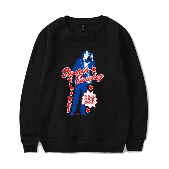 Stephen Sanchez Merch Sweatshirt Exclamation Heart Logo Long Sleeve Men Women Hoodie Tracklist Crewneck Sweatshirts Streetwear