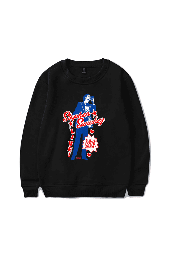 Stephen Sanchez Merch Sweatshirt Exclamation Heart Logo Long Sleeve Unisex Hoodie Tracklist Crewneck Sweatshirts Streetwear