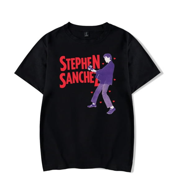 Stephen Sanchez T-shirt Singer Tour Women Men Crewneck Fashion Short Sleeve Streetwear