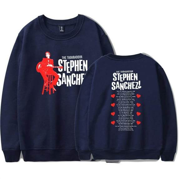 Stephen Sanchez Tour Crewneck Fashion Sweatshirt Casual Pullover Hip Hop Clothes