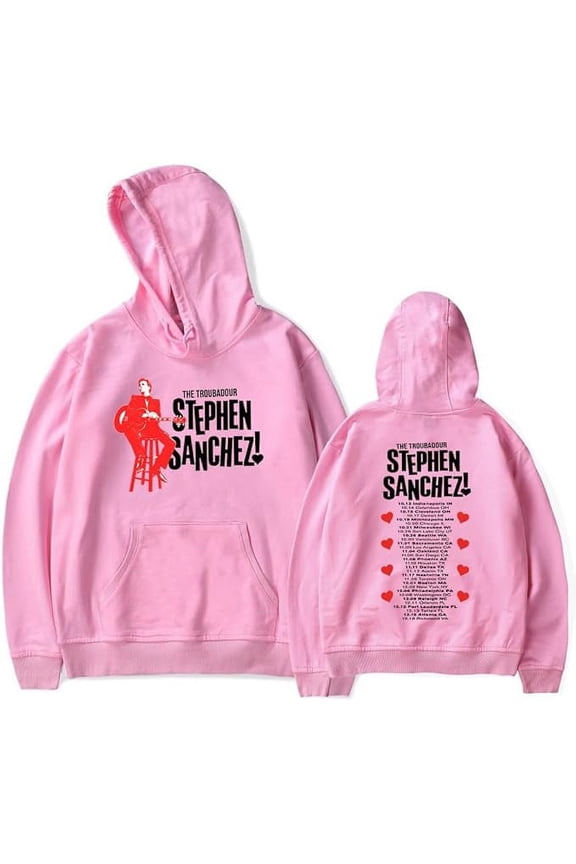 Stephen Sanchez Tour Hoodies Angel Face Album Merch Winter For Men/Women Long Sleeve Sweatshirt Streetwear