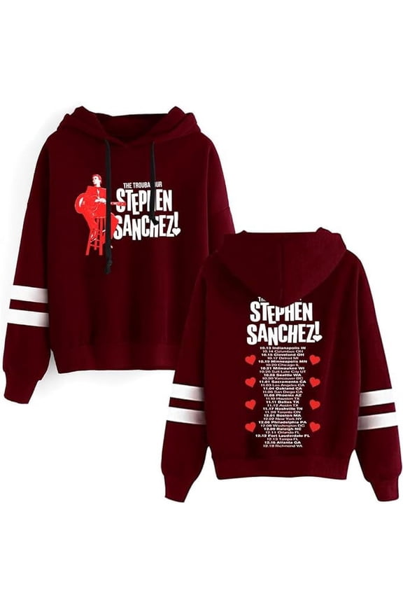 Stephen Sanchez Tour Hoodies Merch Angel Face Album For Men/Women Street Style Long Sleeve Sweatshirt Pullovers