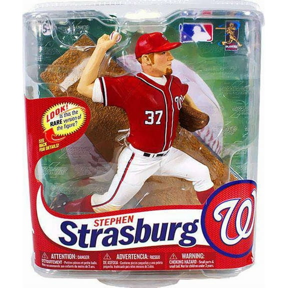 Stephen Strasburg Action Figure Red Jersey Sports Picks Series 31 MLB