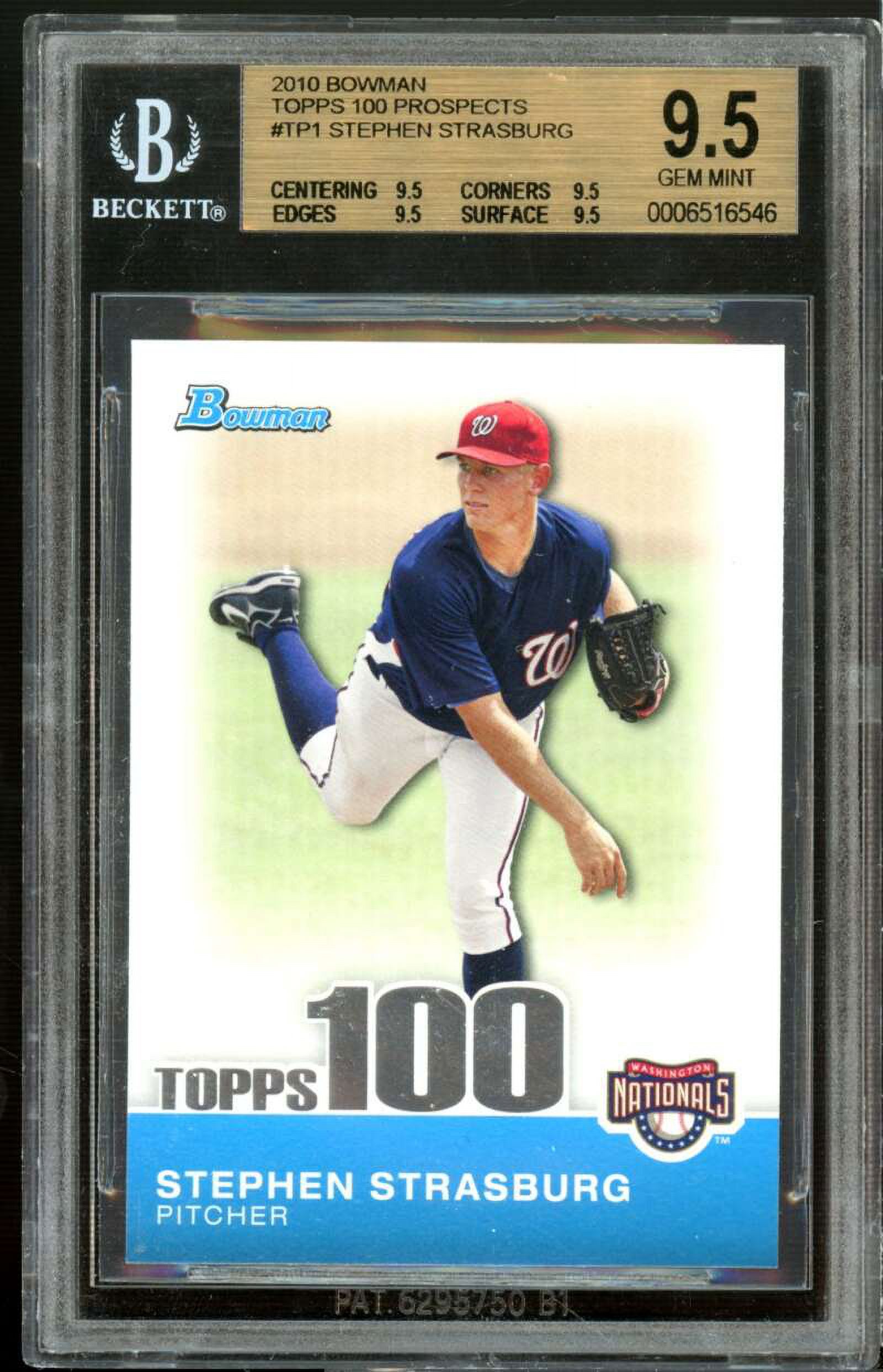 ストラスバーグ 2008 Topps Inscription よくなら Auto MLB