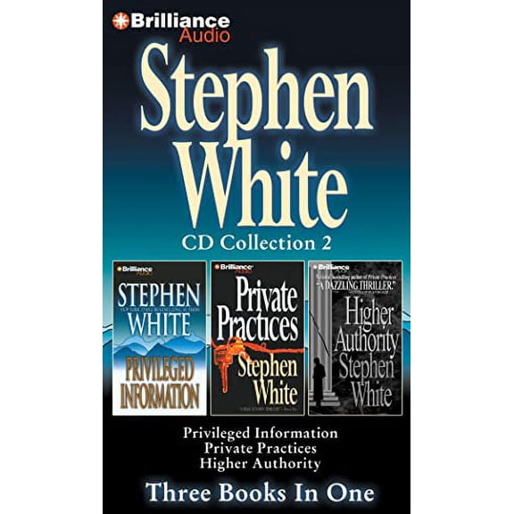 Pre-Owned Stephen White Compact Disc Collection: Privileged Information / Private Practices / Higher Authority (Dr. Alan Gregory) Paperback