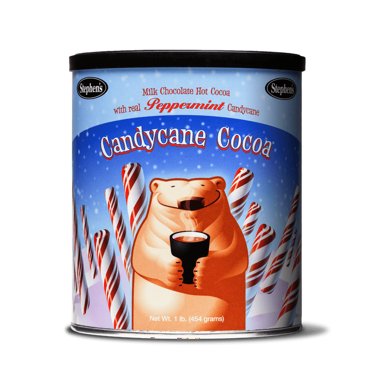 Stephen's Gourmet Candycane Hot Chocolate in Canister, 16 oz