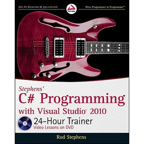 Pre-Owned Stephens' C# Programming with Visual Studio 2010 24-Hour Trainer (Paperback) 0470596902 9780470596906