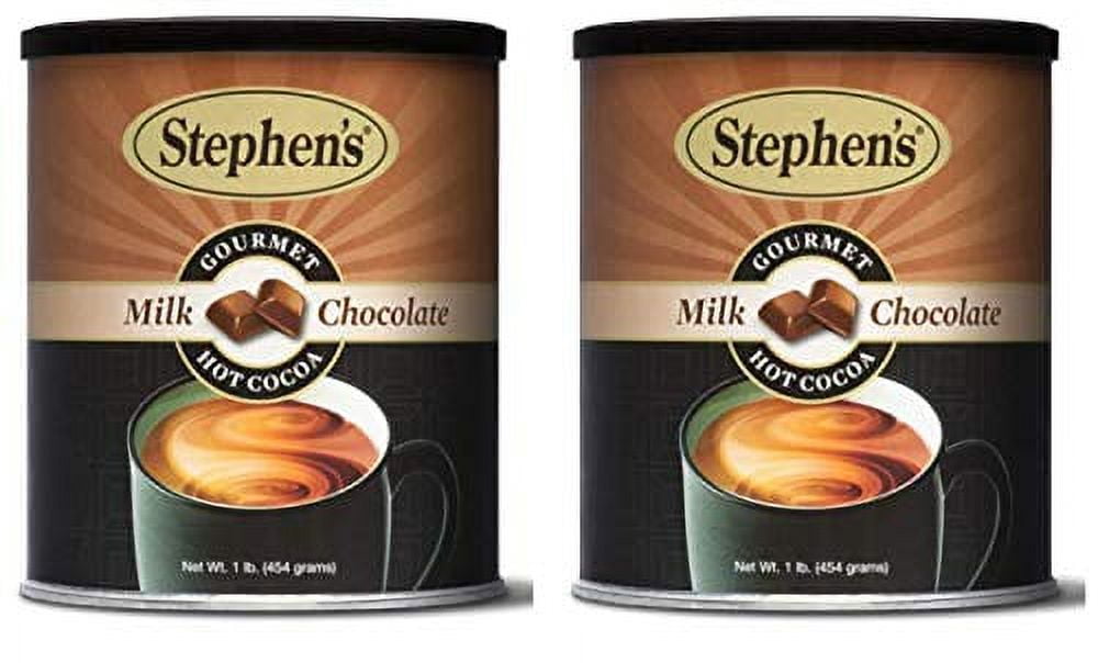 Stephens Gourmet Hot Cocoa, Dark Chocolate (Milk Chocolate, 1 Pound (Pack of 2))