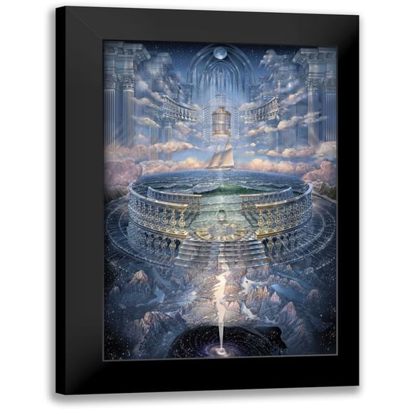 Stephens Jr., John H. 11x14 Black Modern Framed Museum Art Print Titled - Solace II