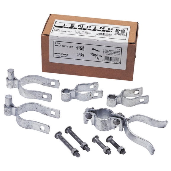 spsfence HD07110RP Walk Gate Hardware Set, For Use With Chain Link Gate, 2-3/8 in