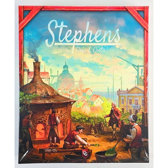 Capstone Games Stephens Strategy Board Game for Adults, 14 Players, Ages 12+, 60120 Min Playtime, Economic Tabletop Game