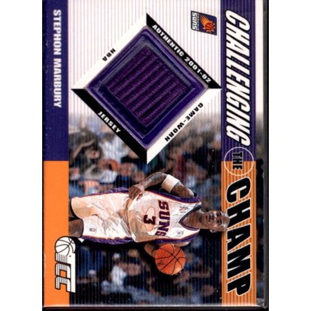 Stephon Marbury Card 2001-02 Topps TCC Challenging the Champ #CCSM