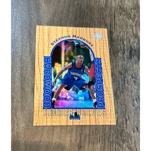 Stephon Marbury NBA Minnesota Timberwolves 1996-97 Upper Deck UD3 Hardwood Prospects 2 trading card
