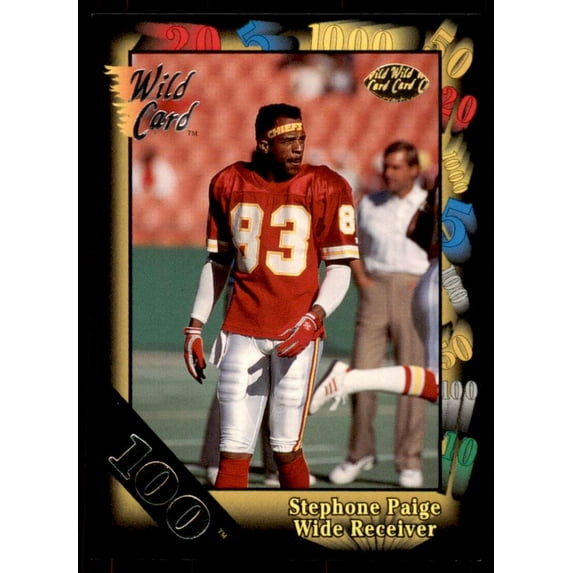 Stephone Paige Card 1991 Wild Card 100 Stripe #25
