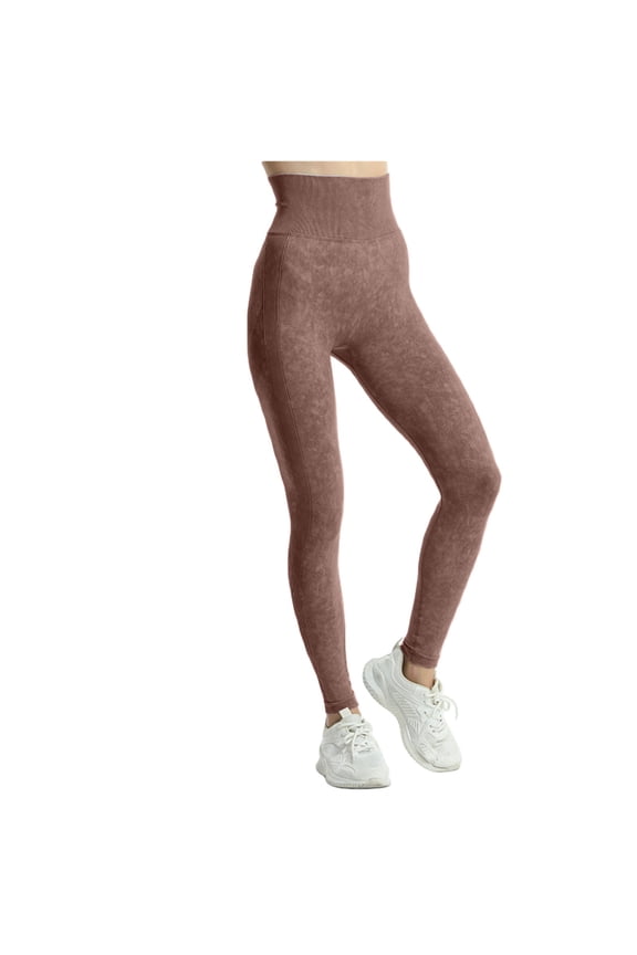 Butt Lifting Leggings for Women Gym Tummy Control Compresssion No Front Seam Scrunch Hidden Women's Yoga Pants Coffee