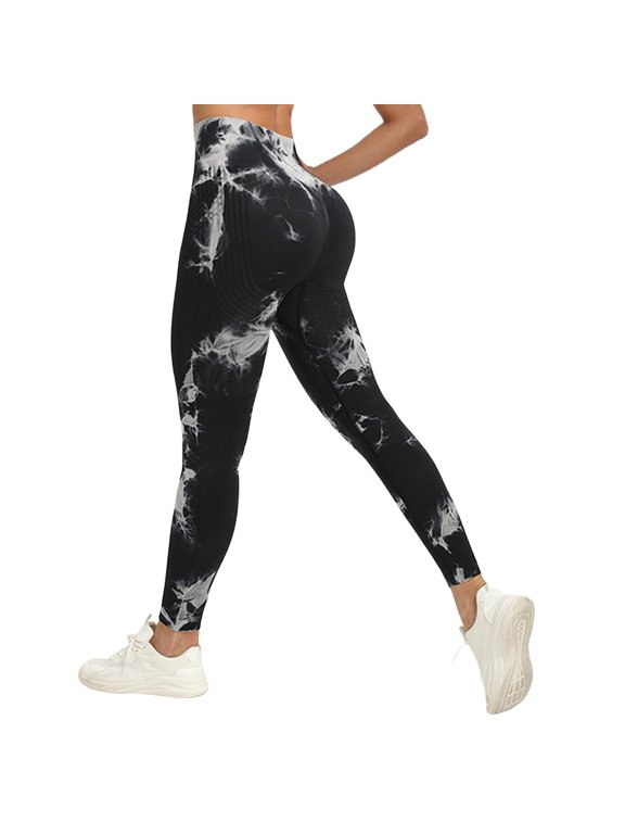 Compression Leggings for Women Gym Tummy Control Buff Lifting No Front Seam Casual Hidden Women's Yoga Pants Black