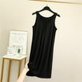 thumbnail image 1 of Stephy Loose Vest Dress for Women In Summer Plus Size Sleeveless, Black, XXL, 1 of 5