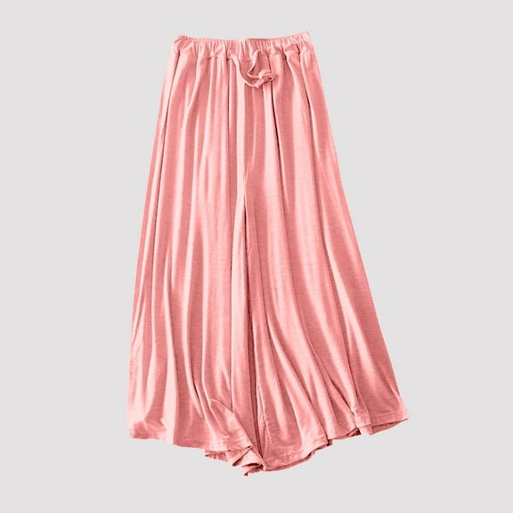 Stephy Women's New Thin Elastic Loose Large Size Korean Version of Everything Long Trousers Casual Trousers Haren, Black, L