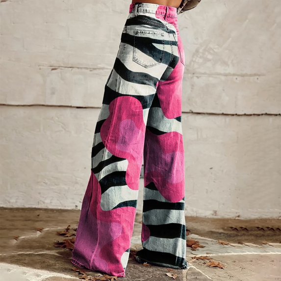 Stephy Women's New Thin Elastic Loose Large Size Korean Version of Everything Long Trousers Casual Trousers Haren, Black, L