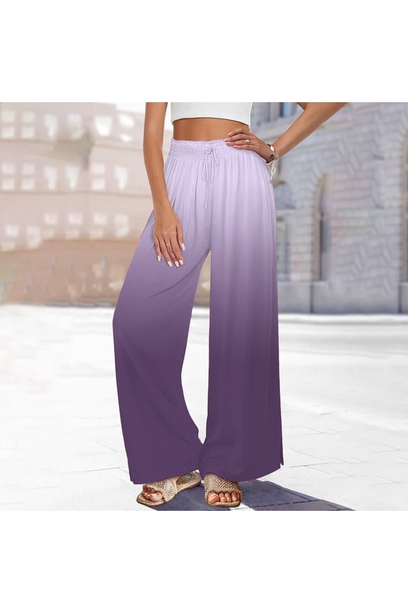 Women's New Thin Elastic Loose Large Size Korean Version of Everything Long Trousers Casual Trousers Haren, Black, L