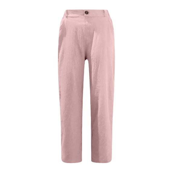 Stephy Women's New Thin Elastic Loose Large Size Korean Version of Everything Long Trousers Casual Trousers Haren, Black, L