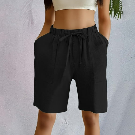 Stephy Women's New Thin Elastic Loose Large Size Korean Version of Everything Long Trousers Casual Trousers Haren, Black, L