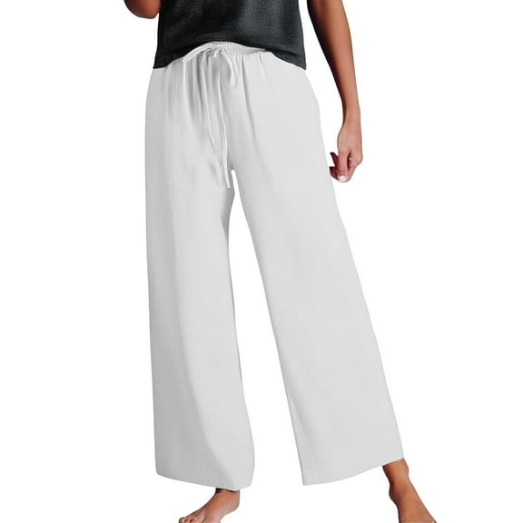 Stephy Women's New Thin Elastic Loose Large Size Korean Version of Everything Long Trousers Casual Trousers Haren, Black, L