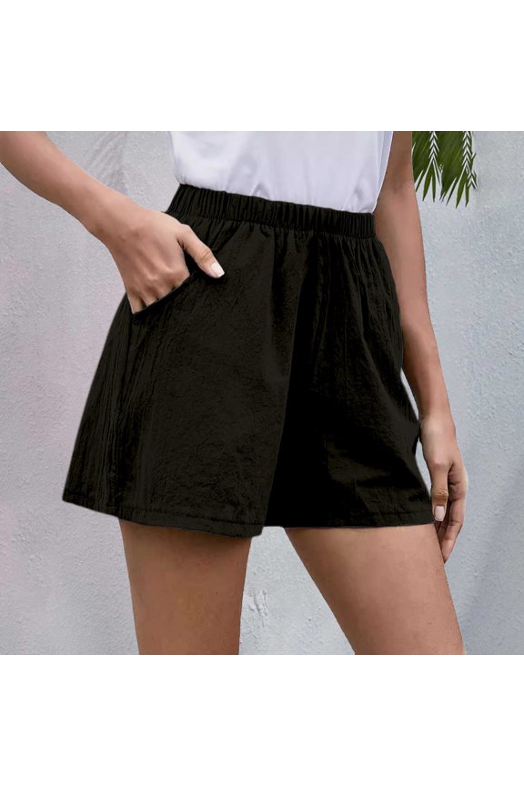 Women's New Thin Elastic Loose Large Size Korean Version of Everything Long Trousers Casual Trousers Haren, Black, L