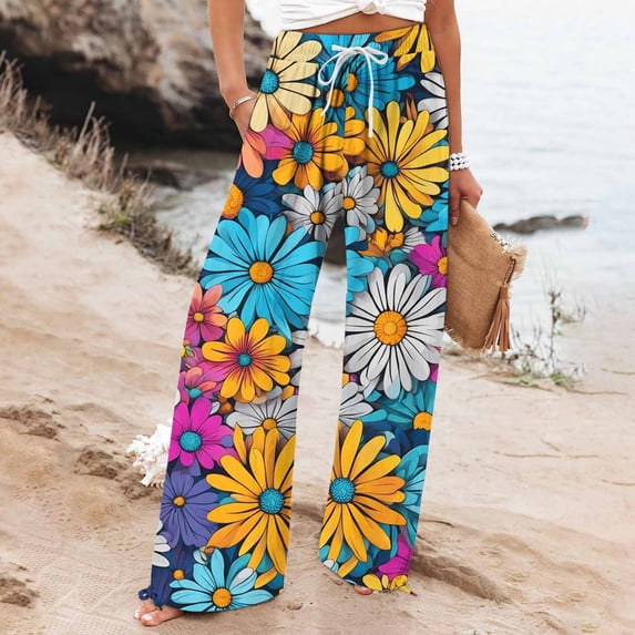 Stephy Women's New Thin Elastic Loose Large Size Korean Version of Everything Long Trousers Casual Trousers Haren, Black, L