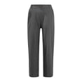 thumbnail image 1 of Stephy Women's New Thin Elastic Loose Large Size Korean Version of Everything Long Trousers Casual Trousers Haren, Black, L, 1 of 3