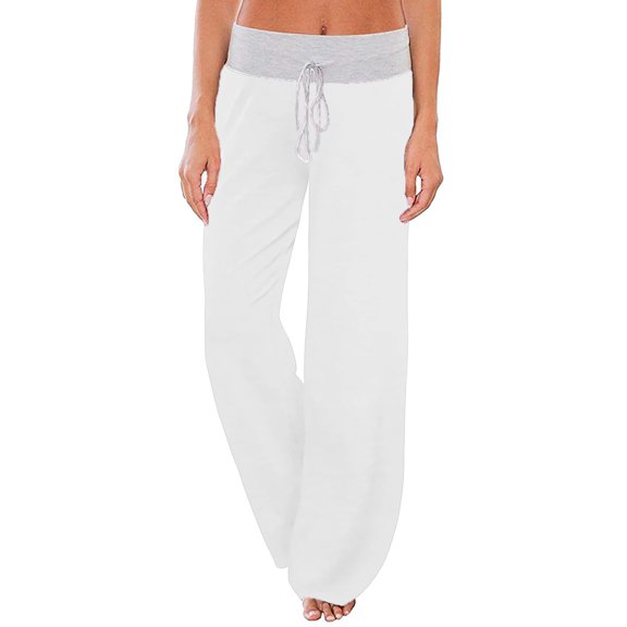 Stephy Women's New Thin Elastic Loose Large Size Korean Version of Everything Long Trousers Casual Trousers Haren, Black, L