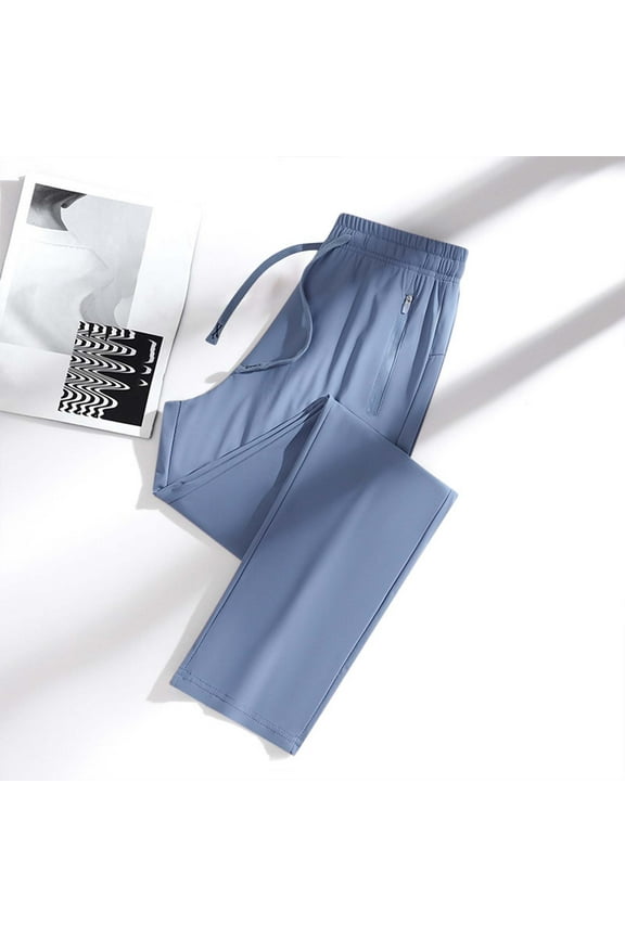 Women's New Thin Elastic Loose Large Size Korean Version of Everything Long Trousers Casual Trousers Haren, Black, L