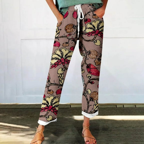 Stephy Women's New Thin Elastic Loose Large Size Korean Version of Everything Long Trousers Casual Trousers Haren, Black, L