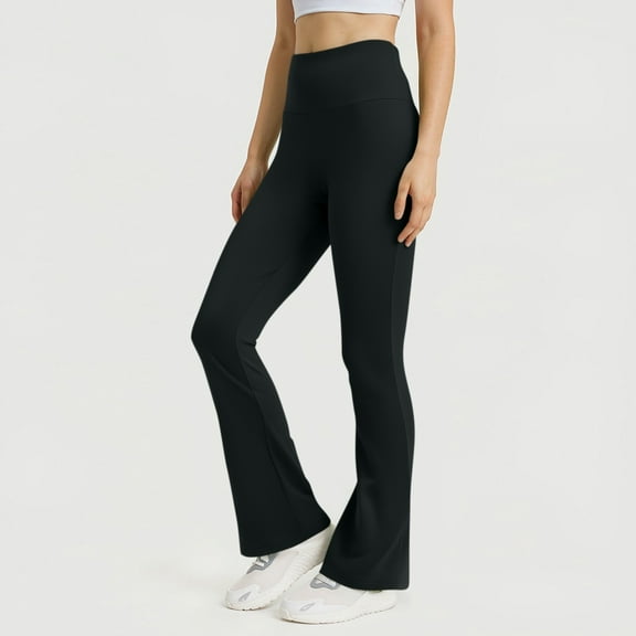 Stephy Women's New Thin Elastic Loose Large Size Korean Version of Everything Long Trousers Casual Trousers Haren, Black, L