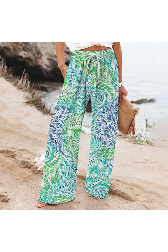 Women's New Thin Elastic Loose Large Size Korean Version of Everything Long Trousers Casual Trousers Haren, Black, L