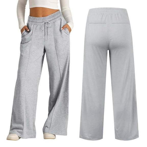 Stephy Women's New Thin Elastic Loose Large Size Korean Version of Everything Long Trousers Casual Trousers Haren, Black, L