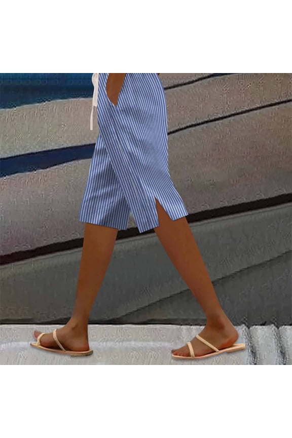 Women's New Thin Elastic Loose Large Size Korean Version of Everything Long Trousers Casual Trousers Haren, Black, L