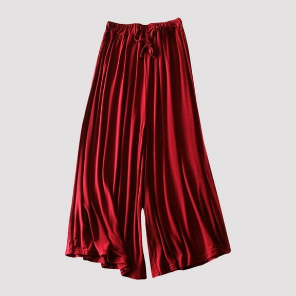 Stephy Women's New Thin Elastic Loose Large Size Korean Version of Everything Long Trousers Casual Trousers Haren, Black, L