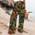 thumbnail image 1 of Stephy Women's New Thin Elastic Loose Large Size Korean Version of Everything Long Trousers Casual Trousers Haren, Black, L, 1 of 5
