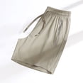 thumbnail image 1 of Stephy Women's Stretch Breathable Casual Quick Drying Drawstring Beach Shorts, Yellow, 3XL, 1 of 3