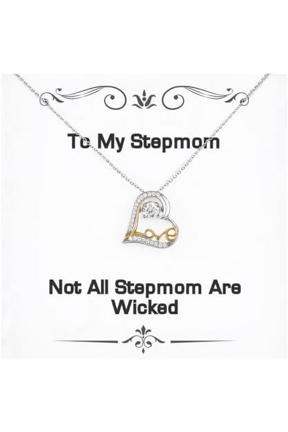 Stepmom Gifts For Mom, Not All Stepmom Are Wicked, Unique Stepmom Love Dancing Necklace, Jewelry From Daughter, Surprise stepmom gift, Surprise stepmother gift, Mothers Day gifts