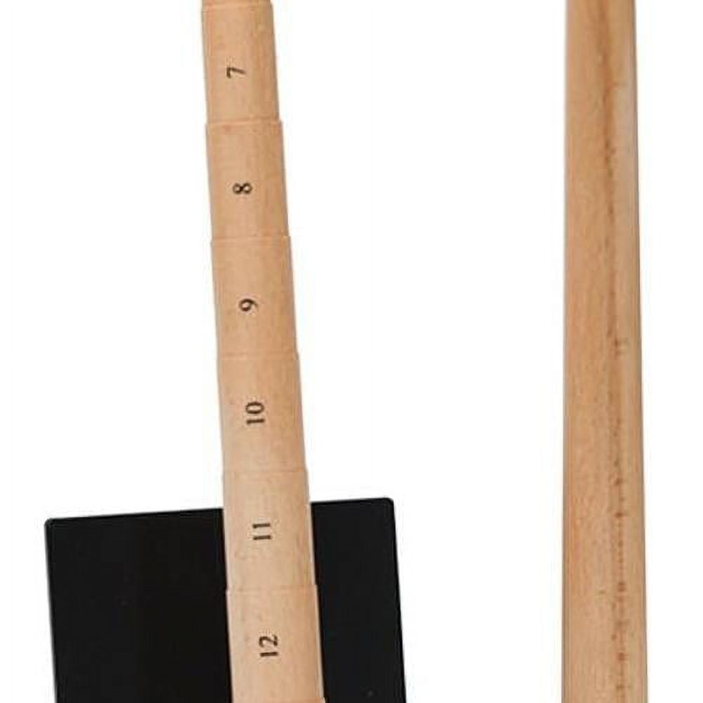 Stepped And Plain Wooden Ring Mandrel Set With Steel Base MAN137.00