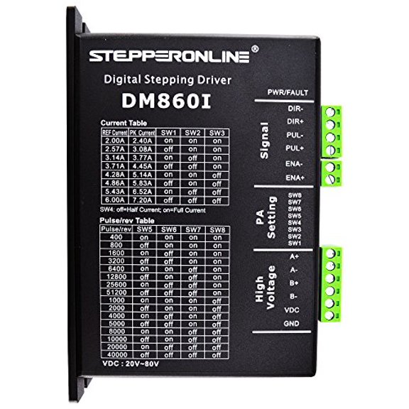 Stepper Driver 2.4-7.2A 20-80VDC for Nema 34 Stepper Motor CNC$$Electrical