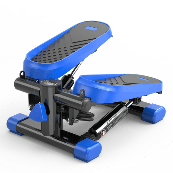 Stepper Exercise Machine Home Office Exercise 330LBS Capacity Mini Stepper with Resistance Bands and LCD Monitor,Mini Stepper Machine