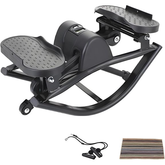 Stepper Rock Stepper Steppers for Exercise at Home Stepper Machine Side-to-Side Rock Stepper with Non-Slip Mat & Digital Display Top Choice for Home Workouts
