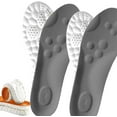 thumbnail image 1 of Steppers Insoles for Men Women, New Ultra-Soft Steppers Massage Insole, Trim to Fit Insoles with Arch Support for Foot Pain Relief and Fatigue Reduction (1 Pair-Orange, Men 4-4.5/Women 5.5-6), 1 of 6