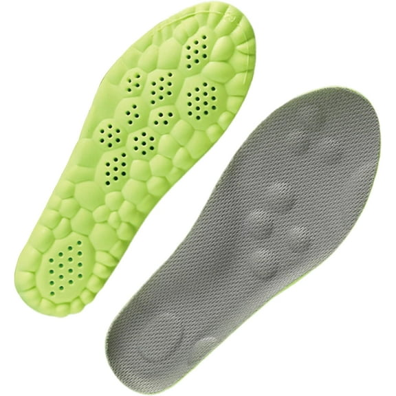 Steppers Insoles for Men Women - 4D Cloud Technology Insole with Arch Support, Memory Foam Shoe Inserts for Pain Relief, Trim to Fit Comfort Insoles