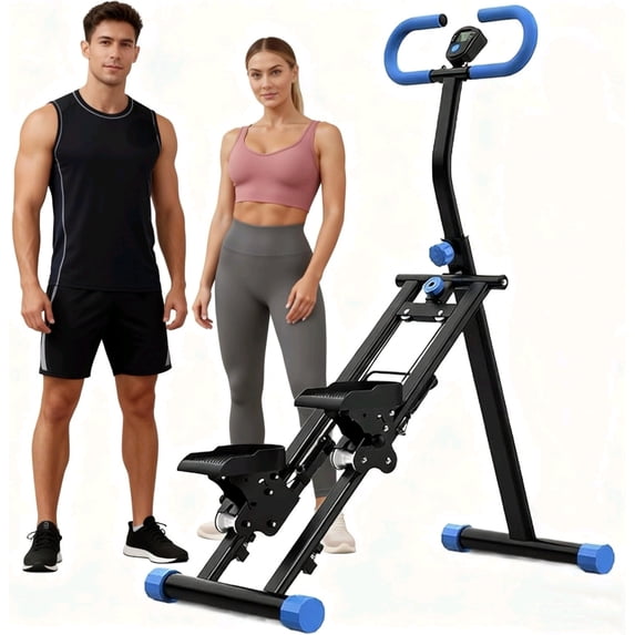 Steppers for Exercise at Home, Vertical Climber Workout Machine, Stair Climber for Full Body Workout with Adjustable Handlebar, Perfect for Women Men